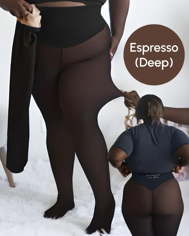 BodyCurve Sheer Fleece Leggings