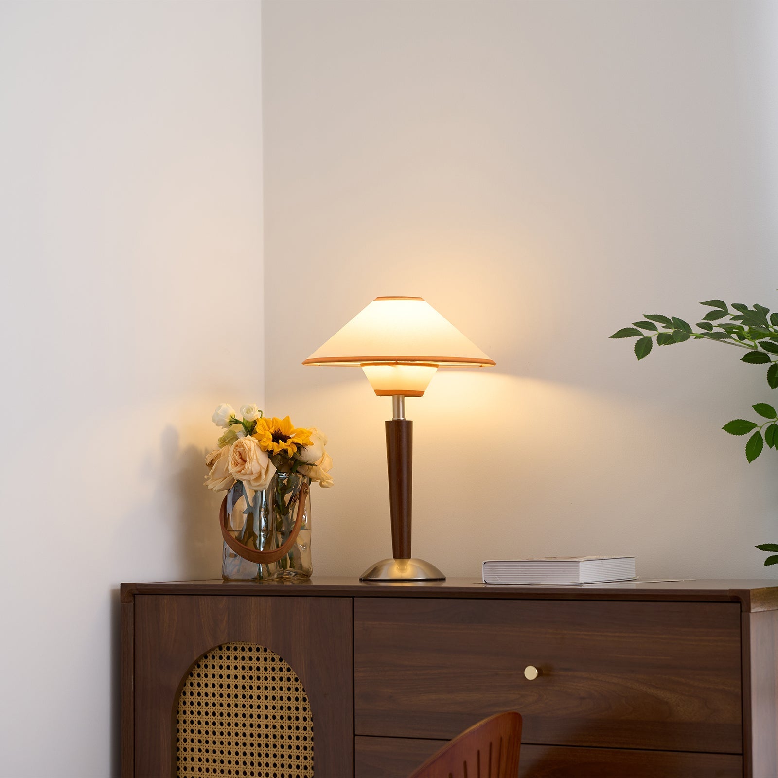Table Lamp | Fabric Shade Table Light