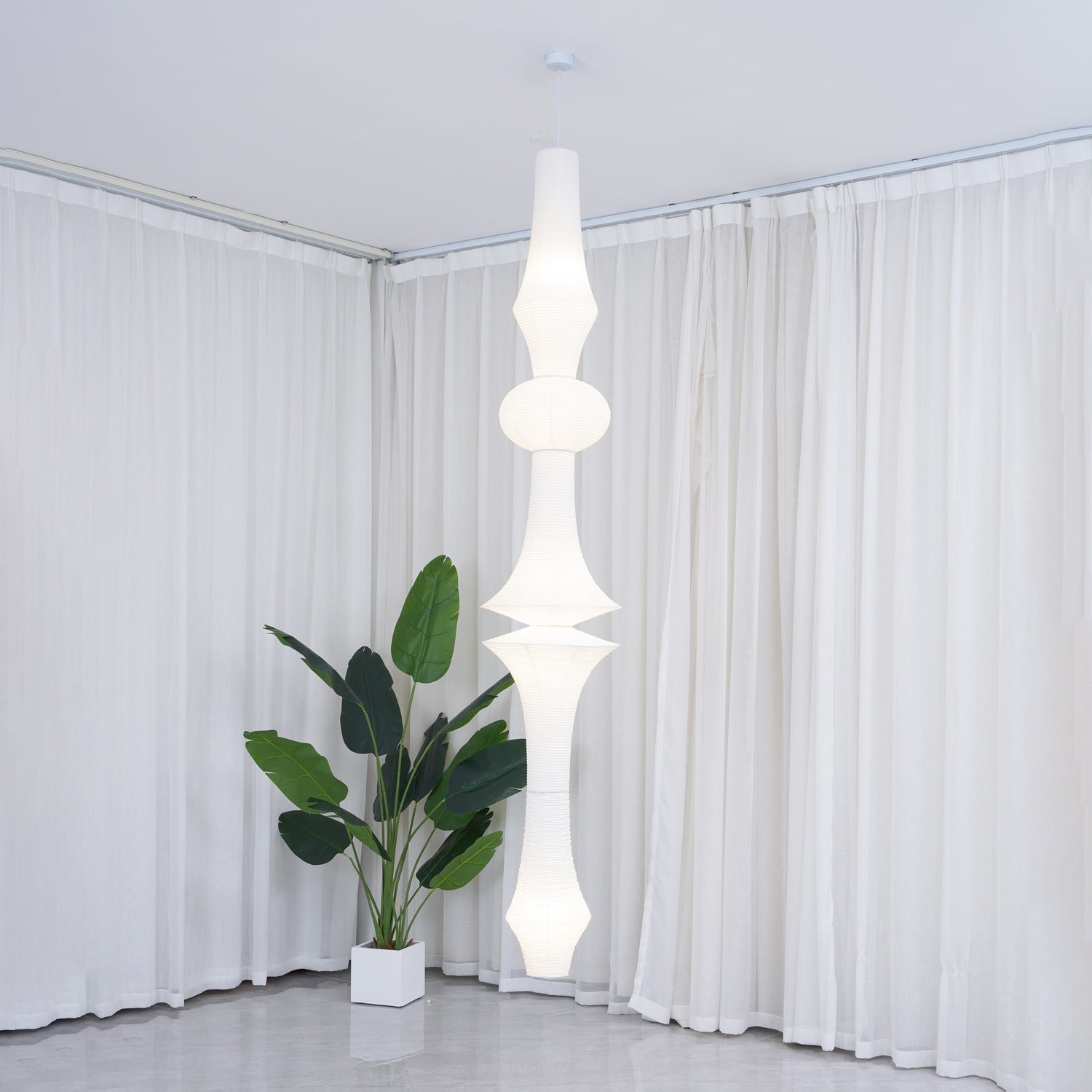 Pendant Light Sculptural Form | Ceiling Mounted Fixture