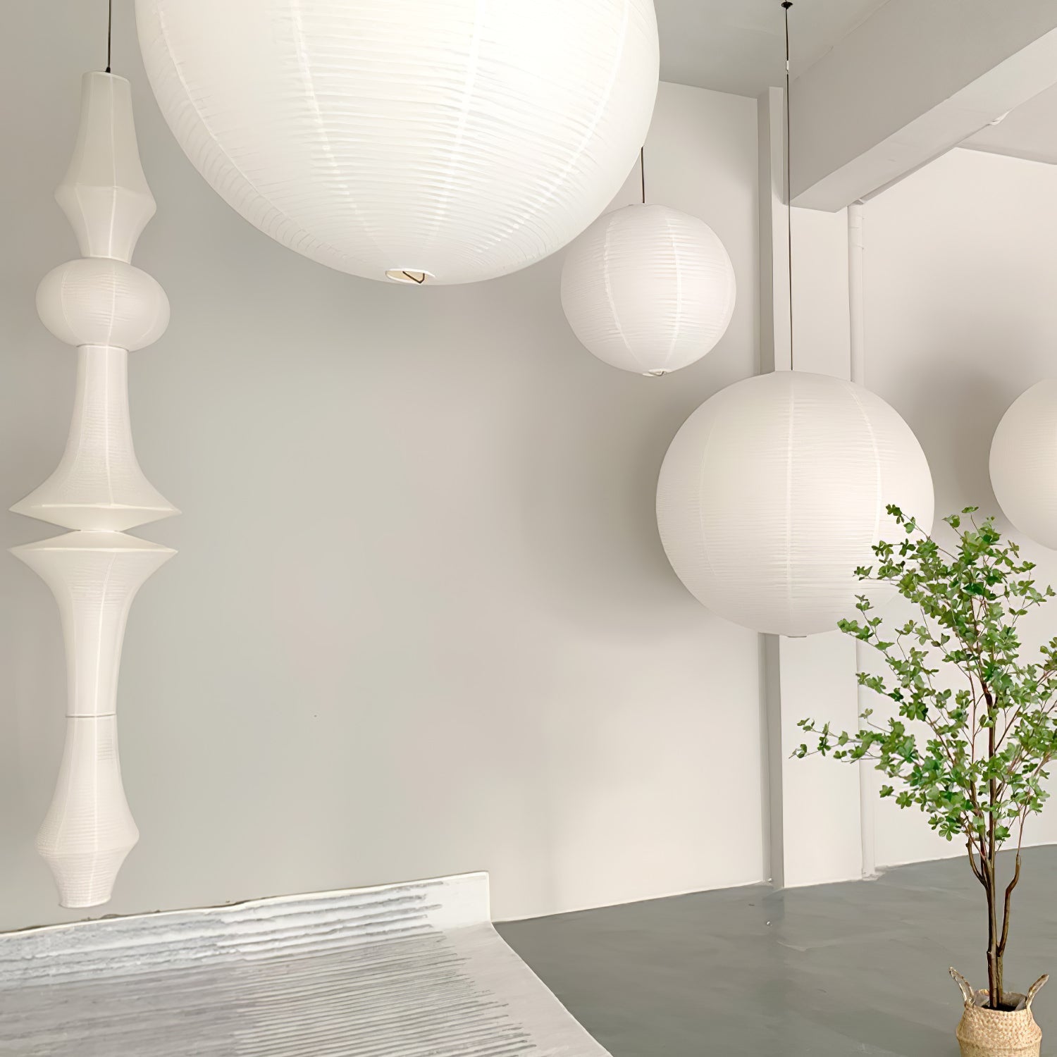 Pendant Light Sculptural Form | Ceiling Mounted Fixture