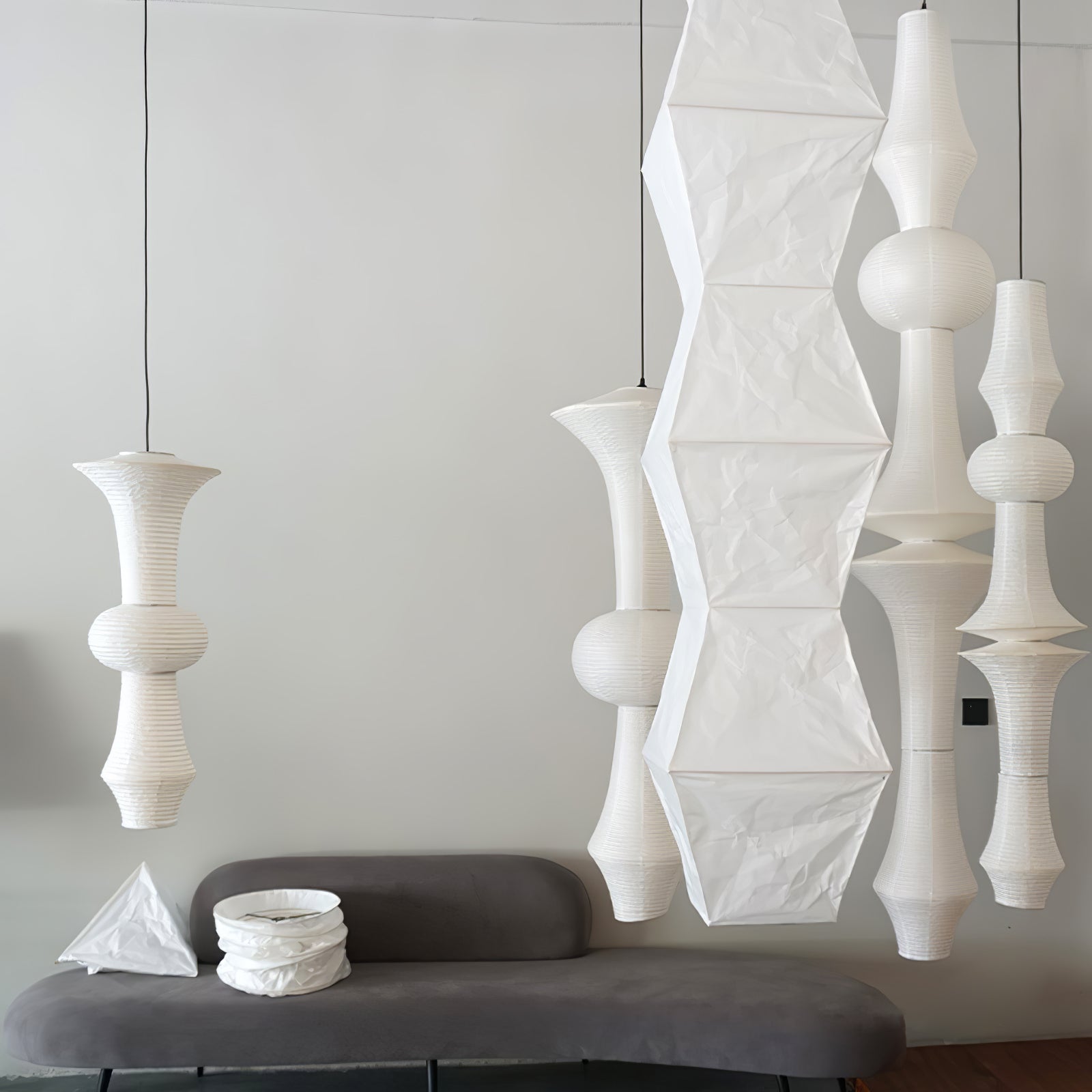 Pendant Light Sculptural Form | Ceiling Mounted Fixture