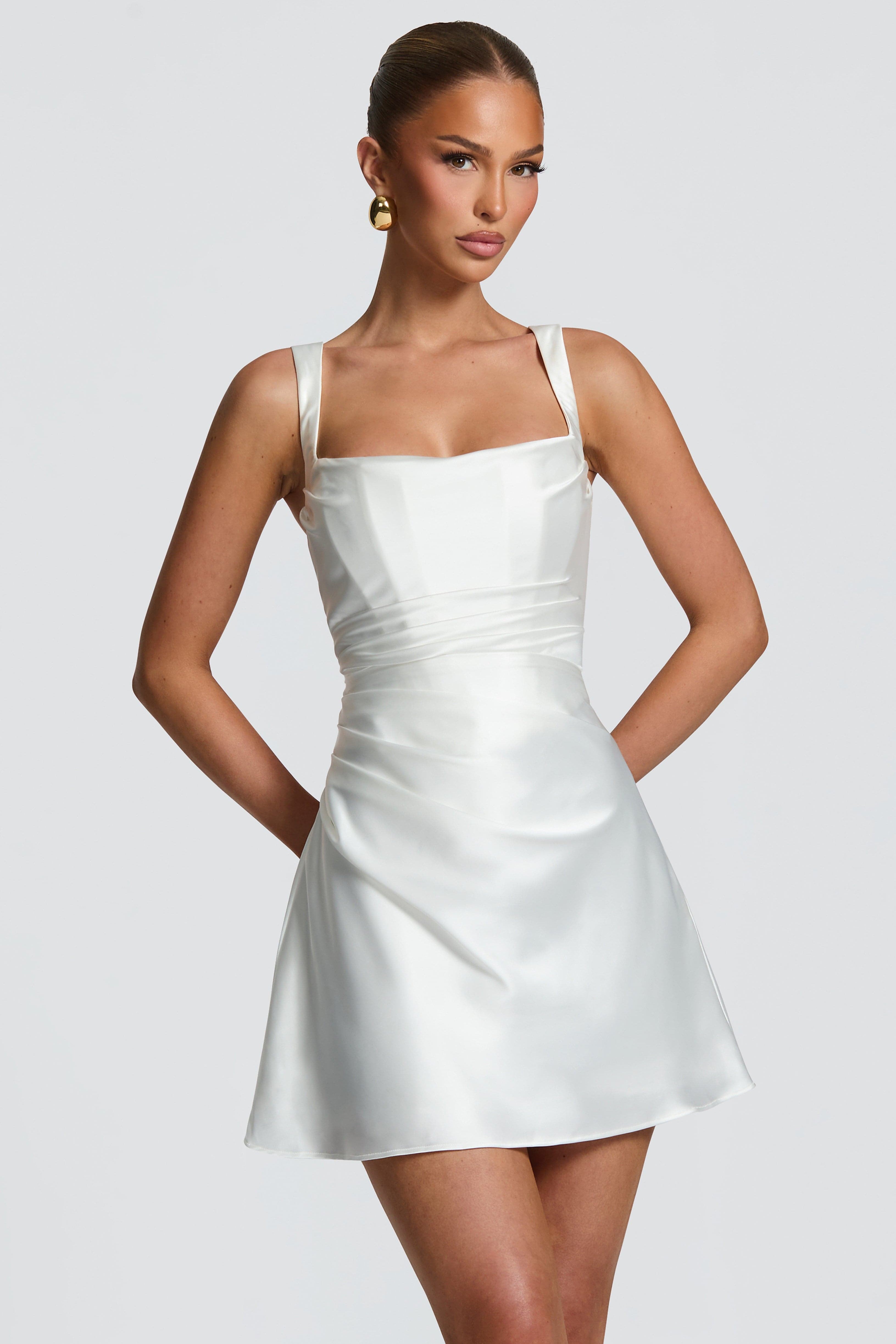 Calanthe Mini Dress - Ivory