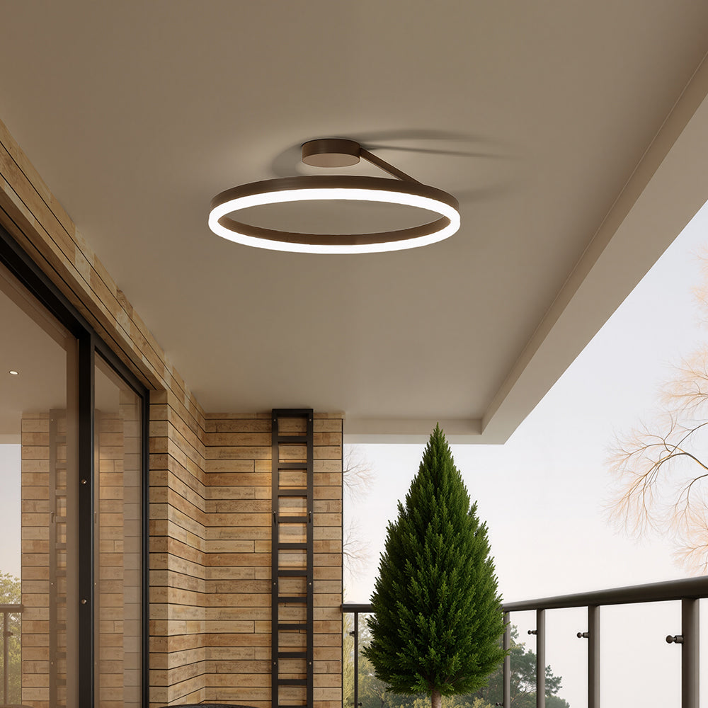 Ceiling Light | LED Ring Offset Circular Design