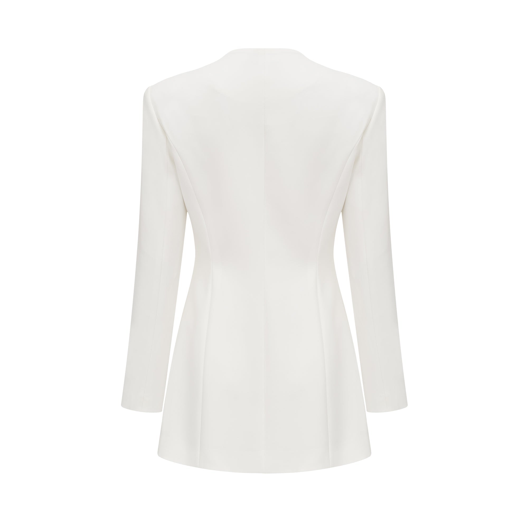Fionnghuala White Crystal Embellished Mini Dress