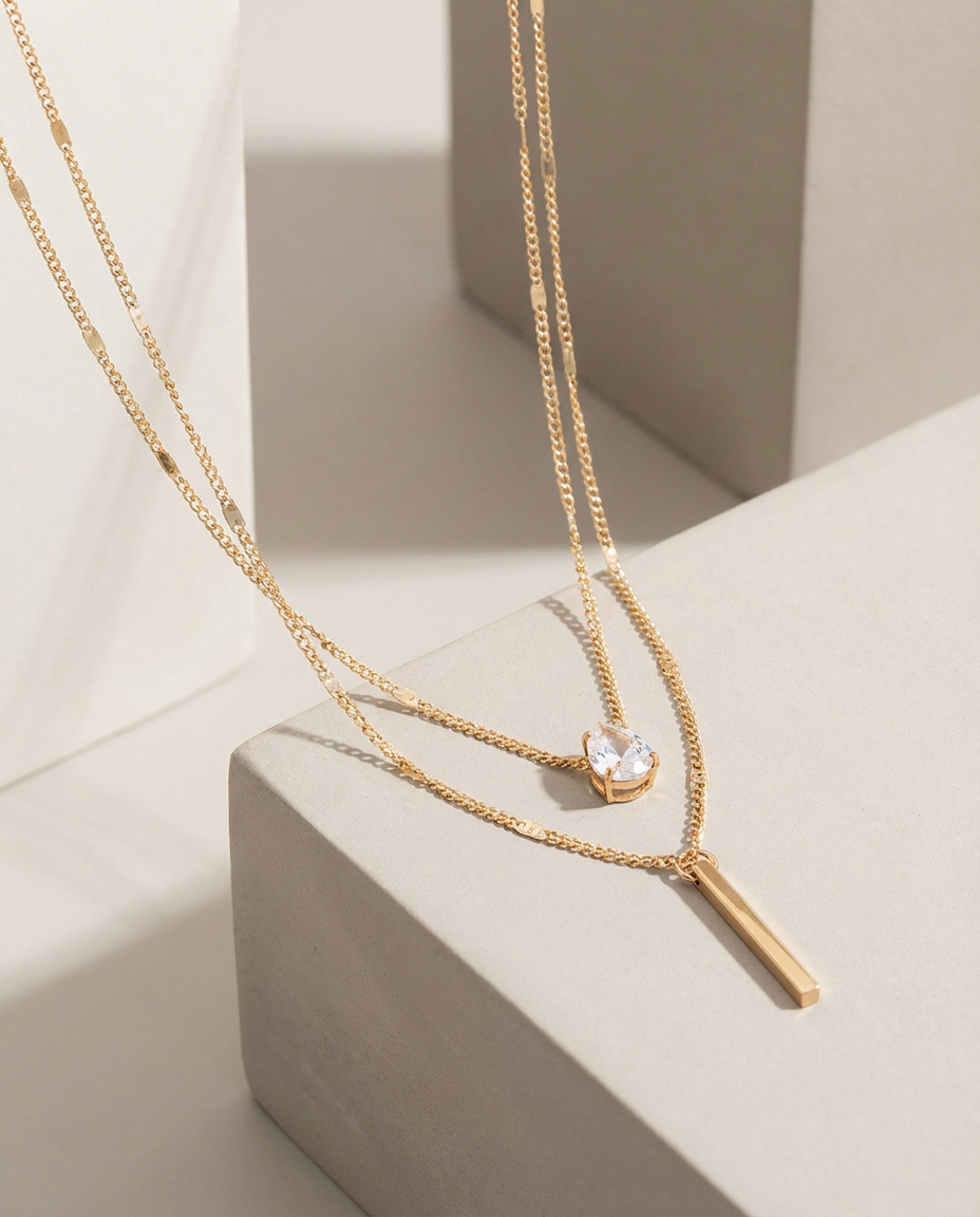 Elegance Duo Necklace Set