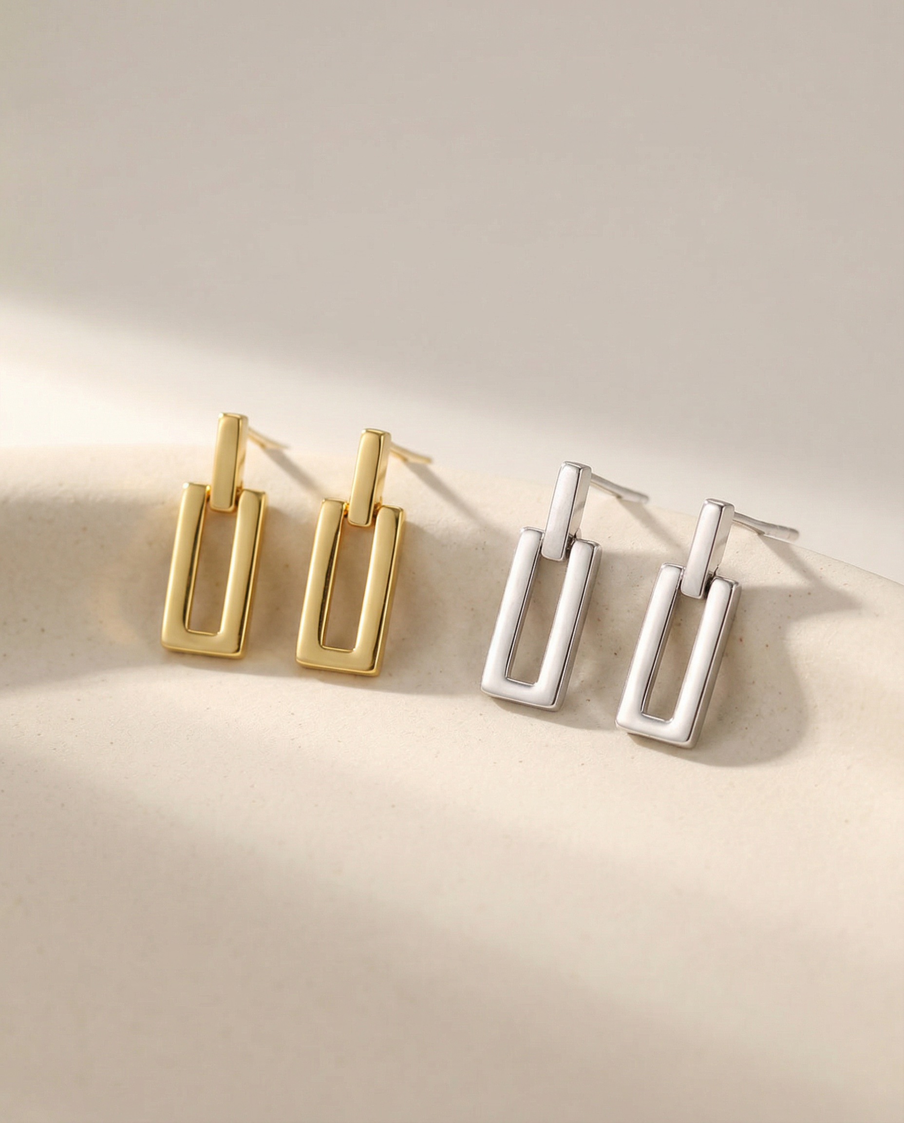 Linea Rectangle Earrings