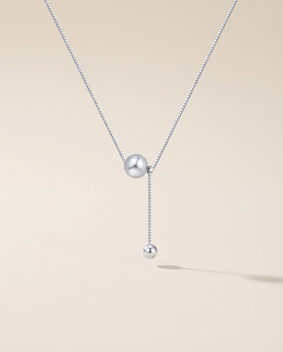 Sphere Line Necklace
