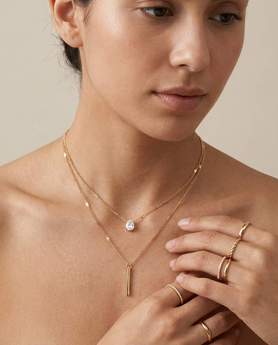 Elegance Duo Necklace Set