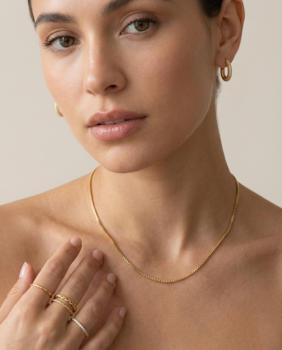 Sophia Cube Necklace