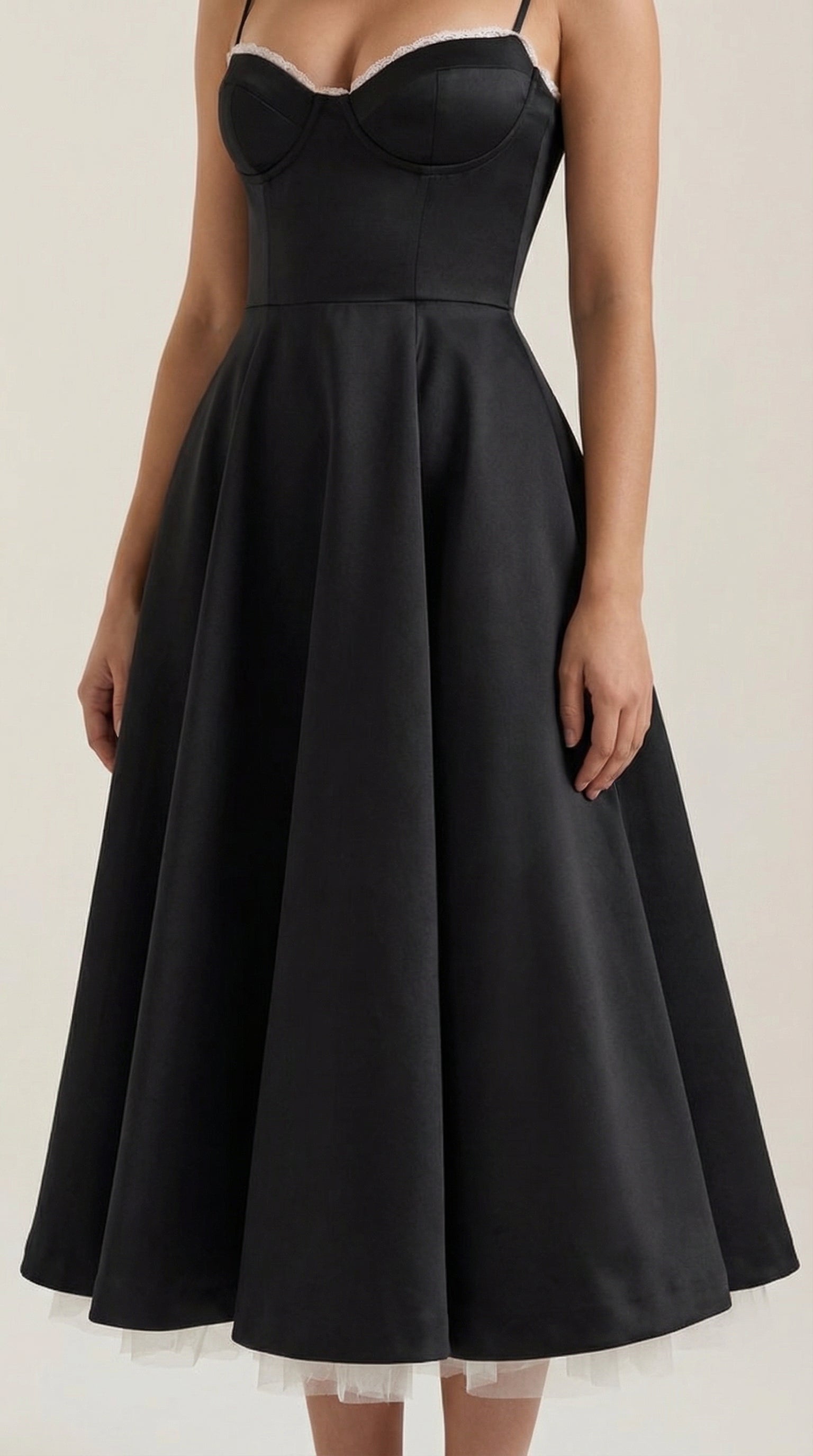 Isolde Tulle Midi Dress