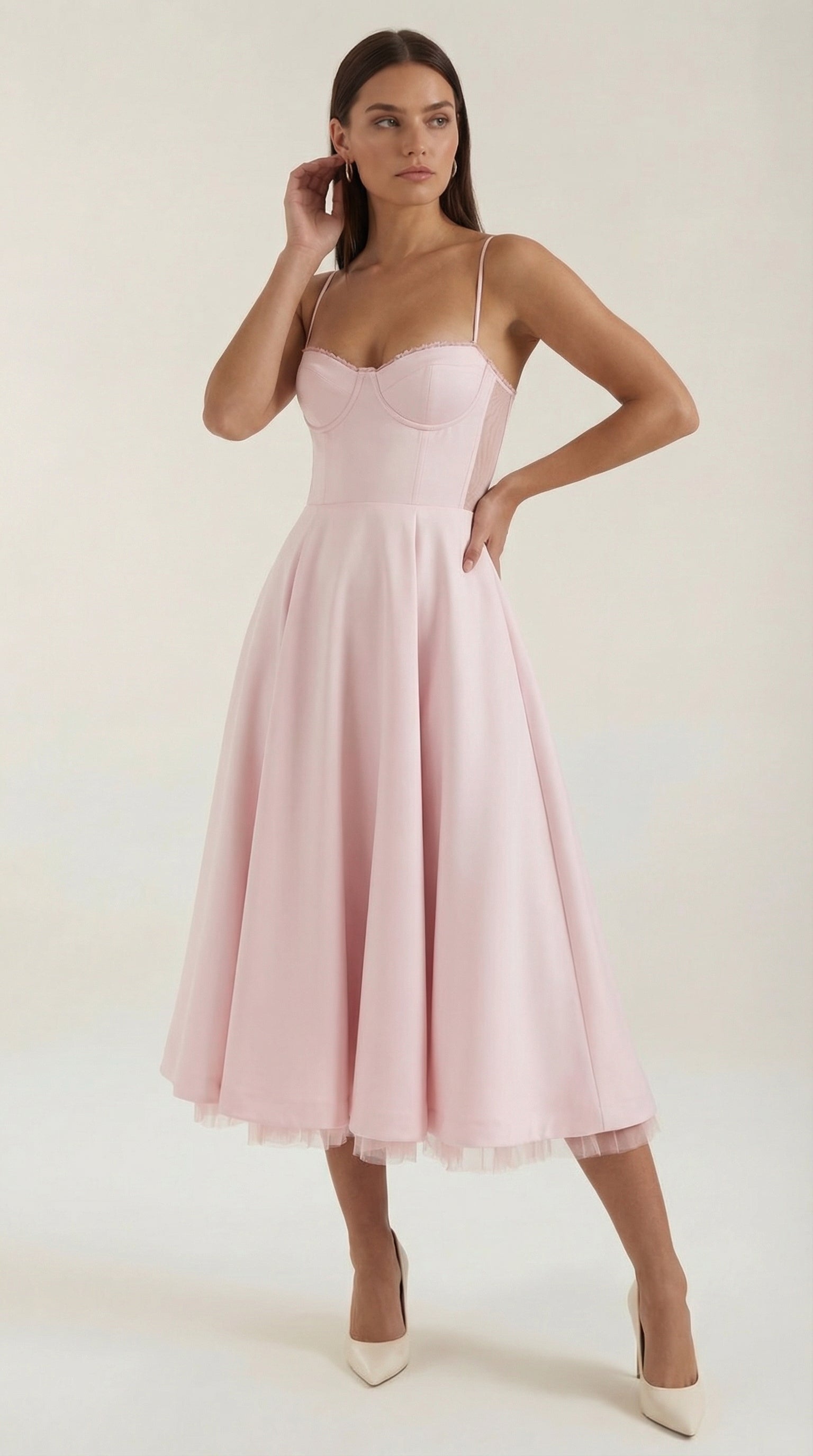 Isolde Tulle Midi Dress