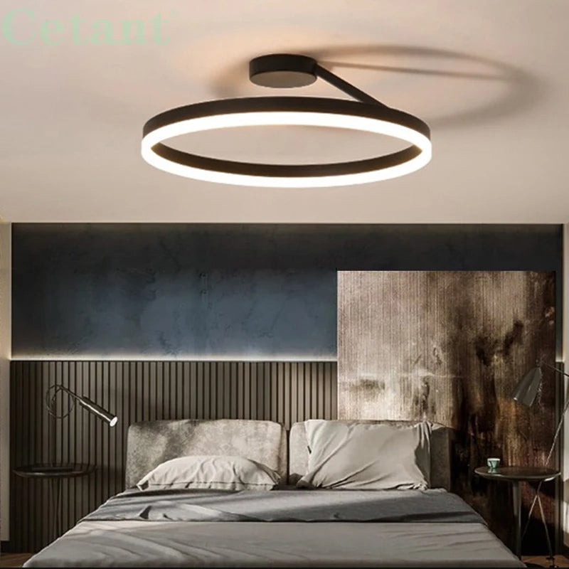 Ceiling Light | LED Ring Offset Circular Design