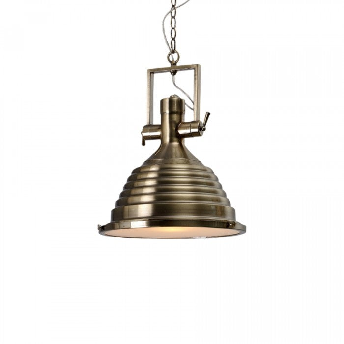 Metal industrial pendant lamp