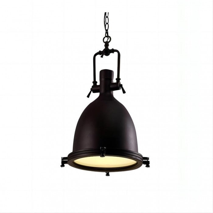 Metal industrial pendant lamp