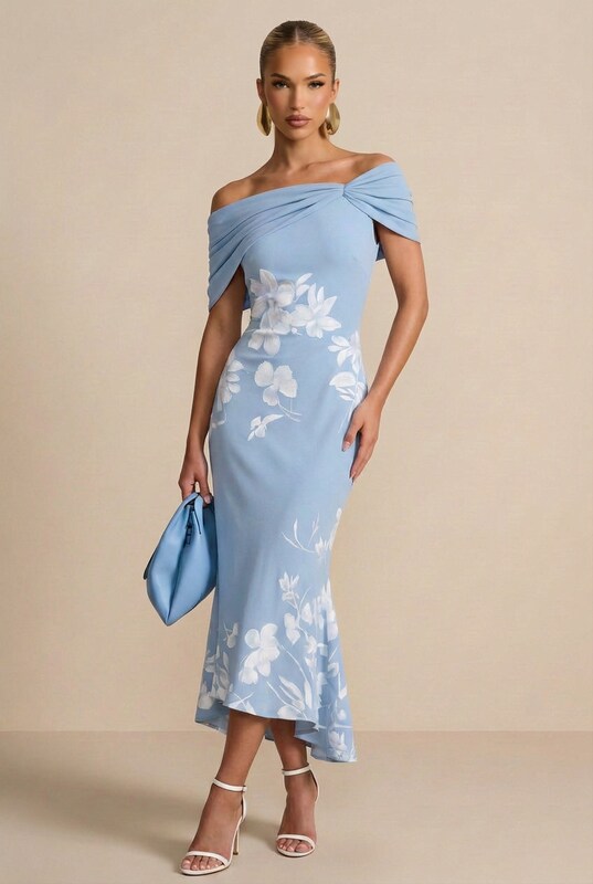 Isabrunel - Elegant Midi Dress