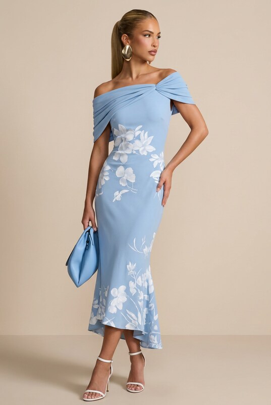 Isabrunel - Elegant Midi Dress