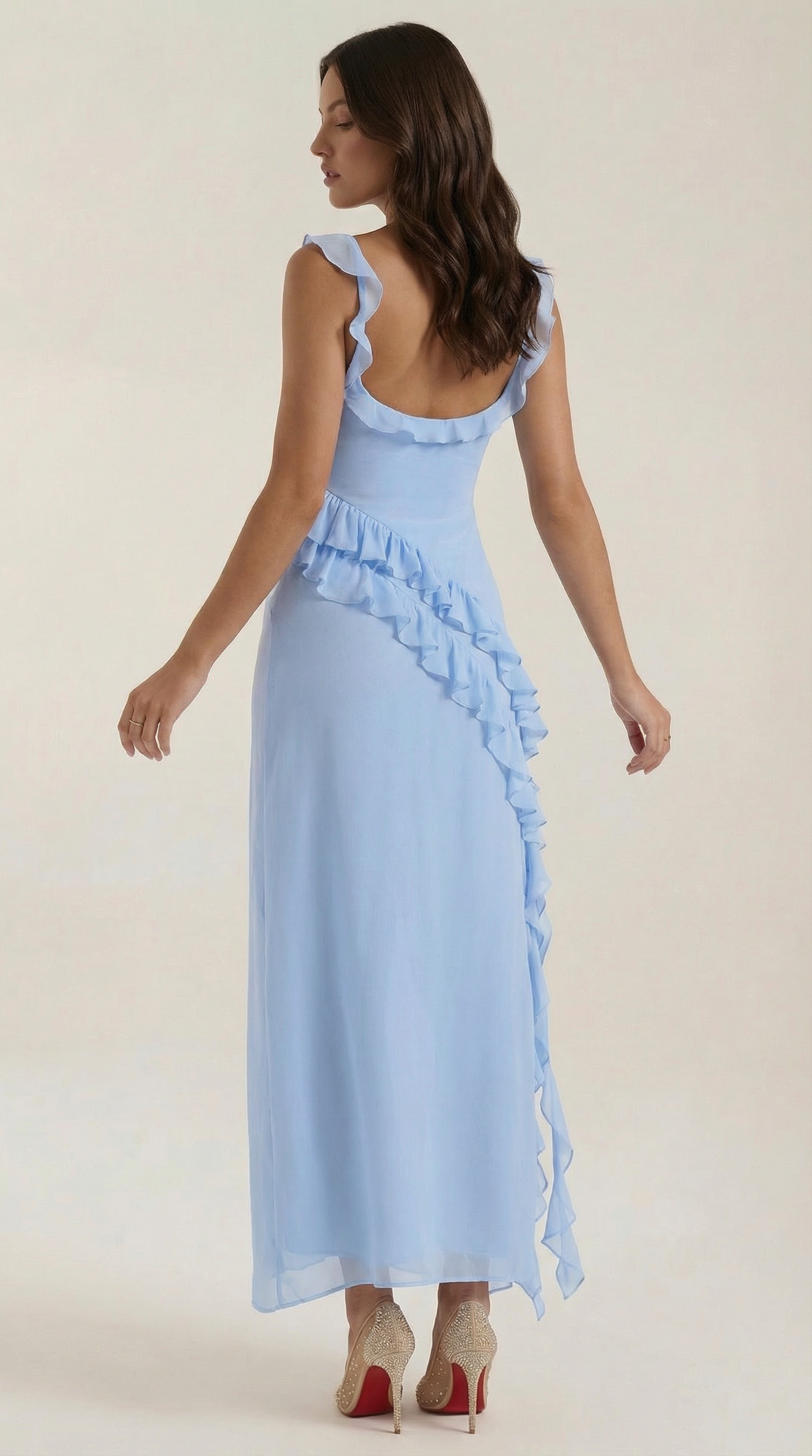 Susan Maxi Dress with Ruffles