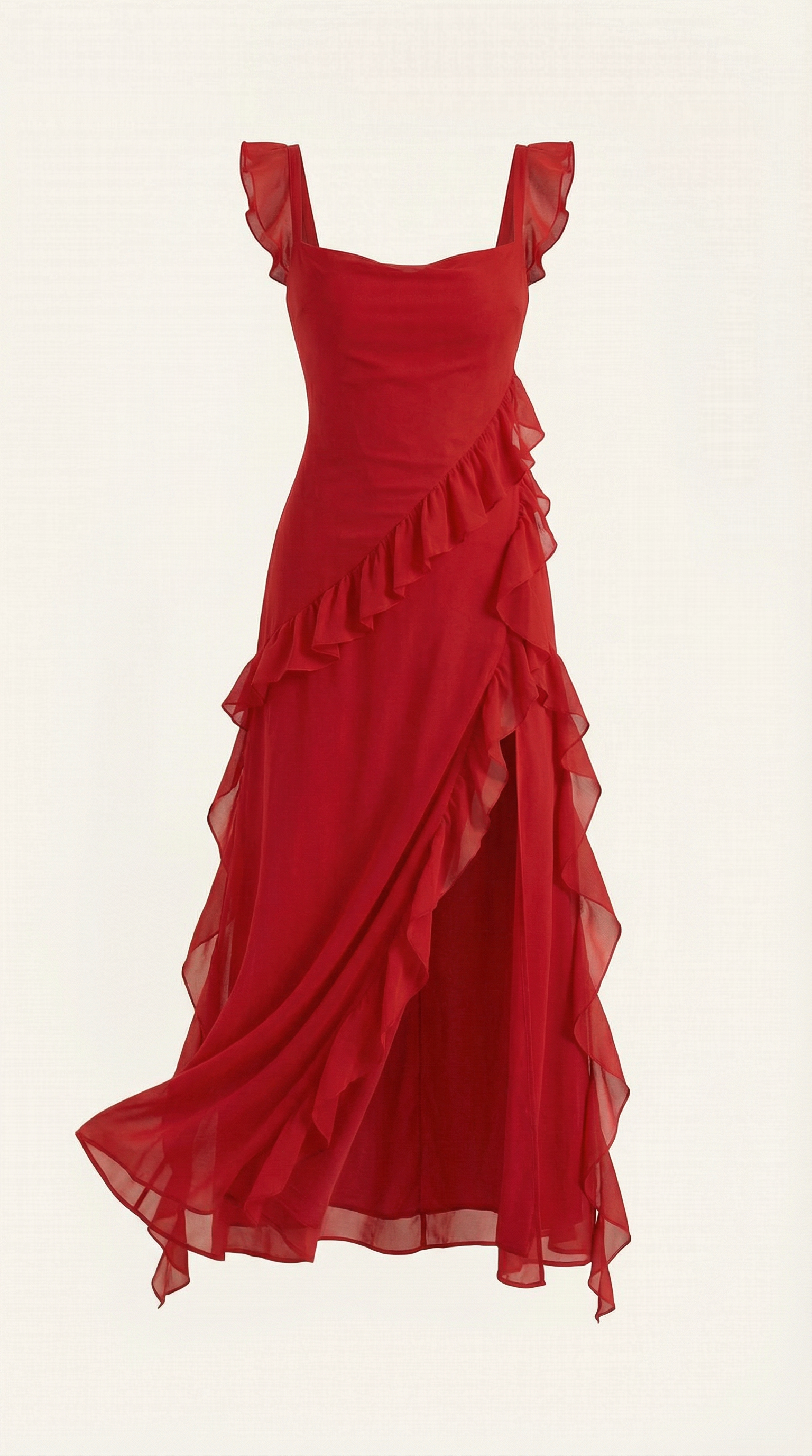 Susan Maxi Dress with Ruffles
