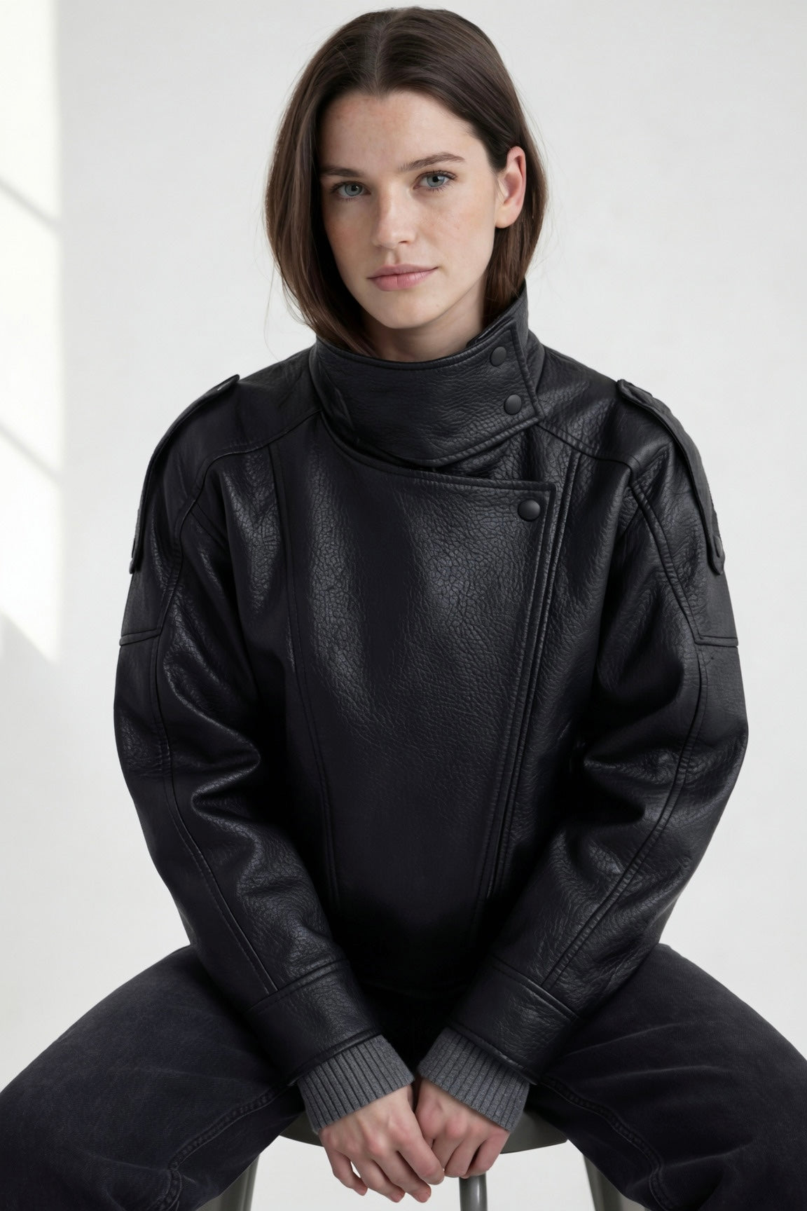Vegan Leather Jacket