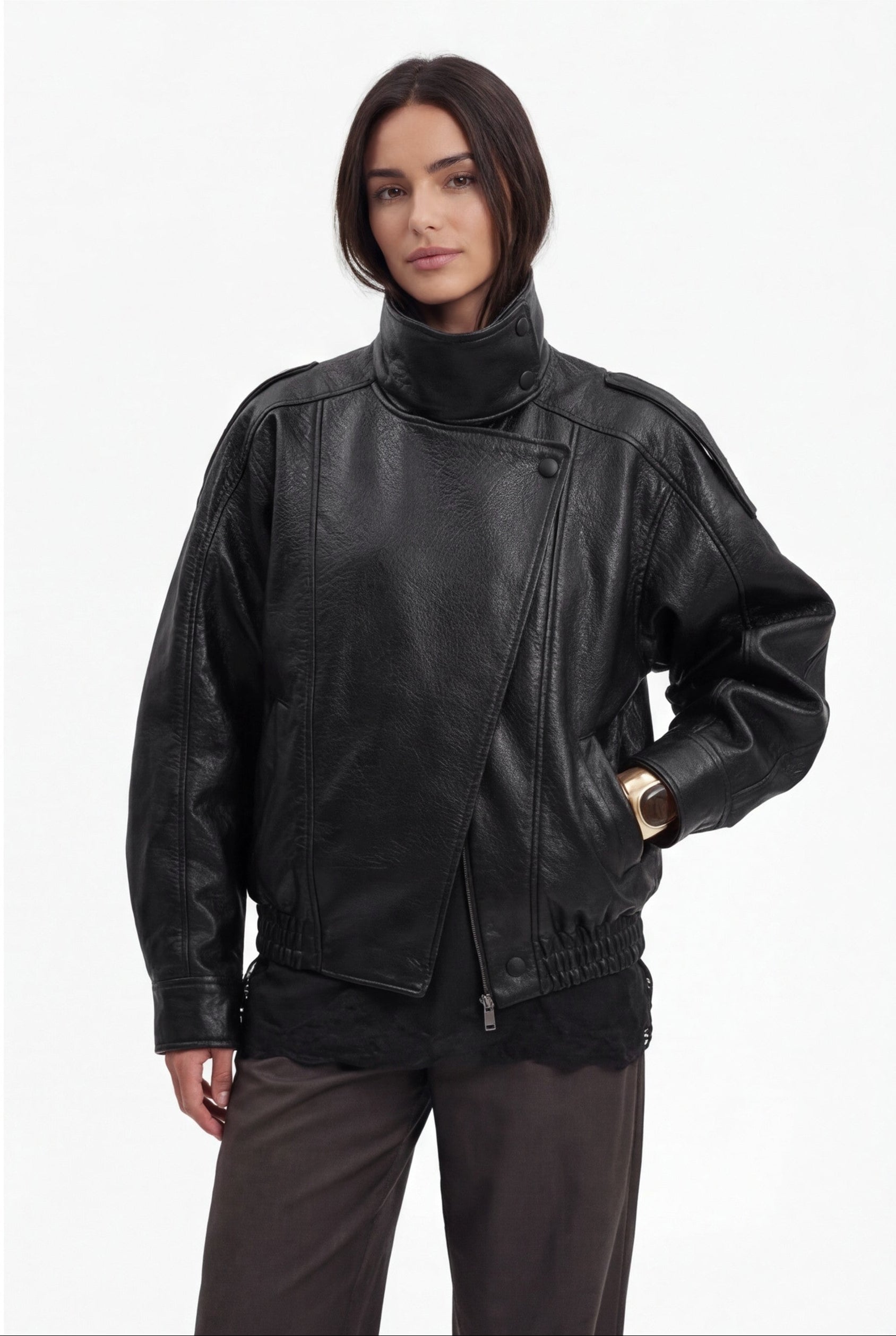 Vegan Leather Jacket