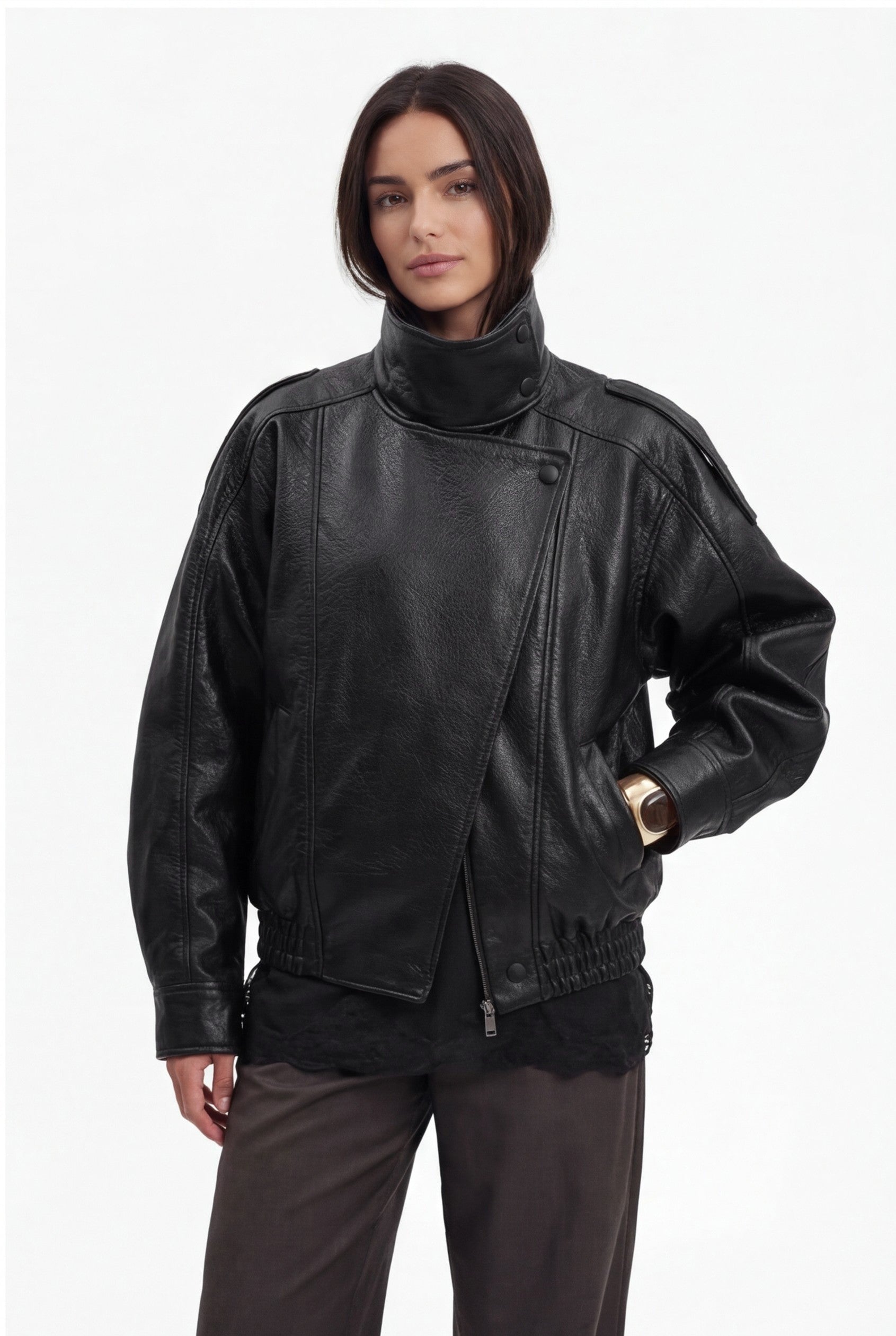 Vegan Leather Jacket