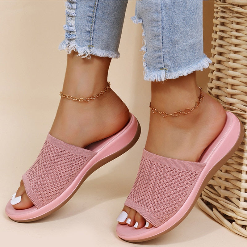 Women's Summer Sliders - Breathable and Orthopaedic